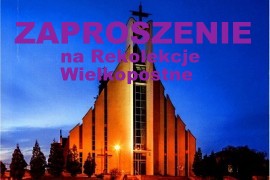 Zaproszenie na rekolekcje w Sanktuarium Matki Bożej Nauczycielki Młodzieży w Warszawie