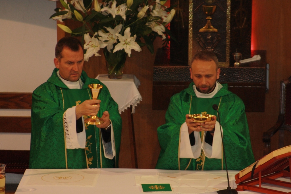 Msza św. dziękczynna za posługę o. Marka Barczewskiego SP w Krakowie-Rakowicach