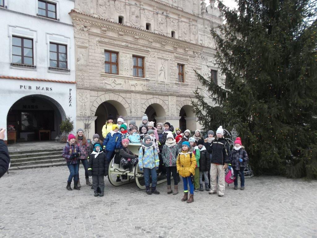 Obóz zimowy dzieci z Pijarskiej Szkoły w Kazimierzu nad Wisłą