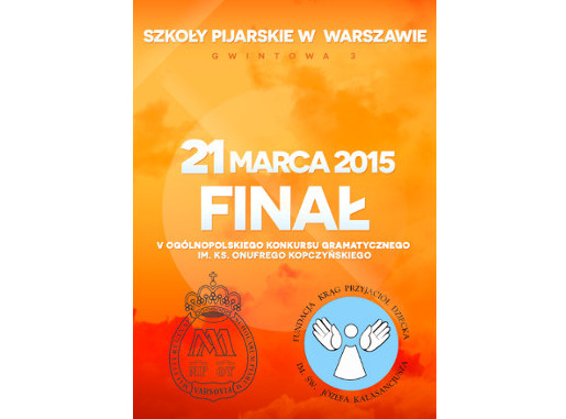 Finał V Ogólnopolskiego Konkursu Gramatycznego im. Ks. Onufrego Kopczyńskiego