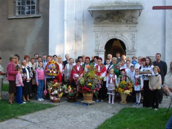 Dożynki parafialne w Hebdowie