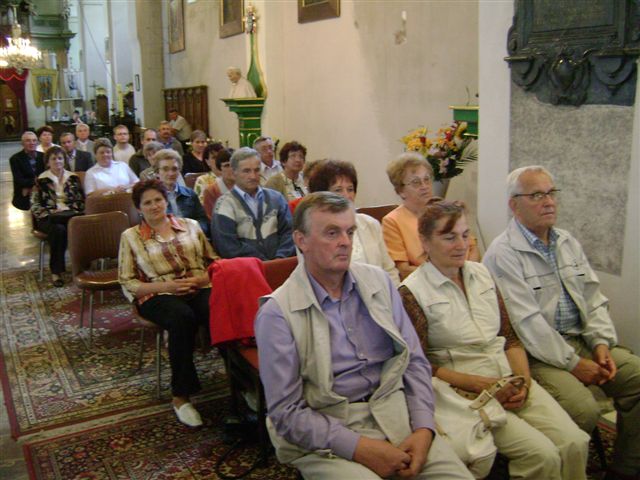 Zjazd pielgrzymów w Hebdowie