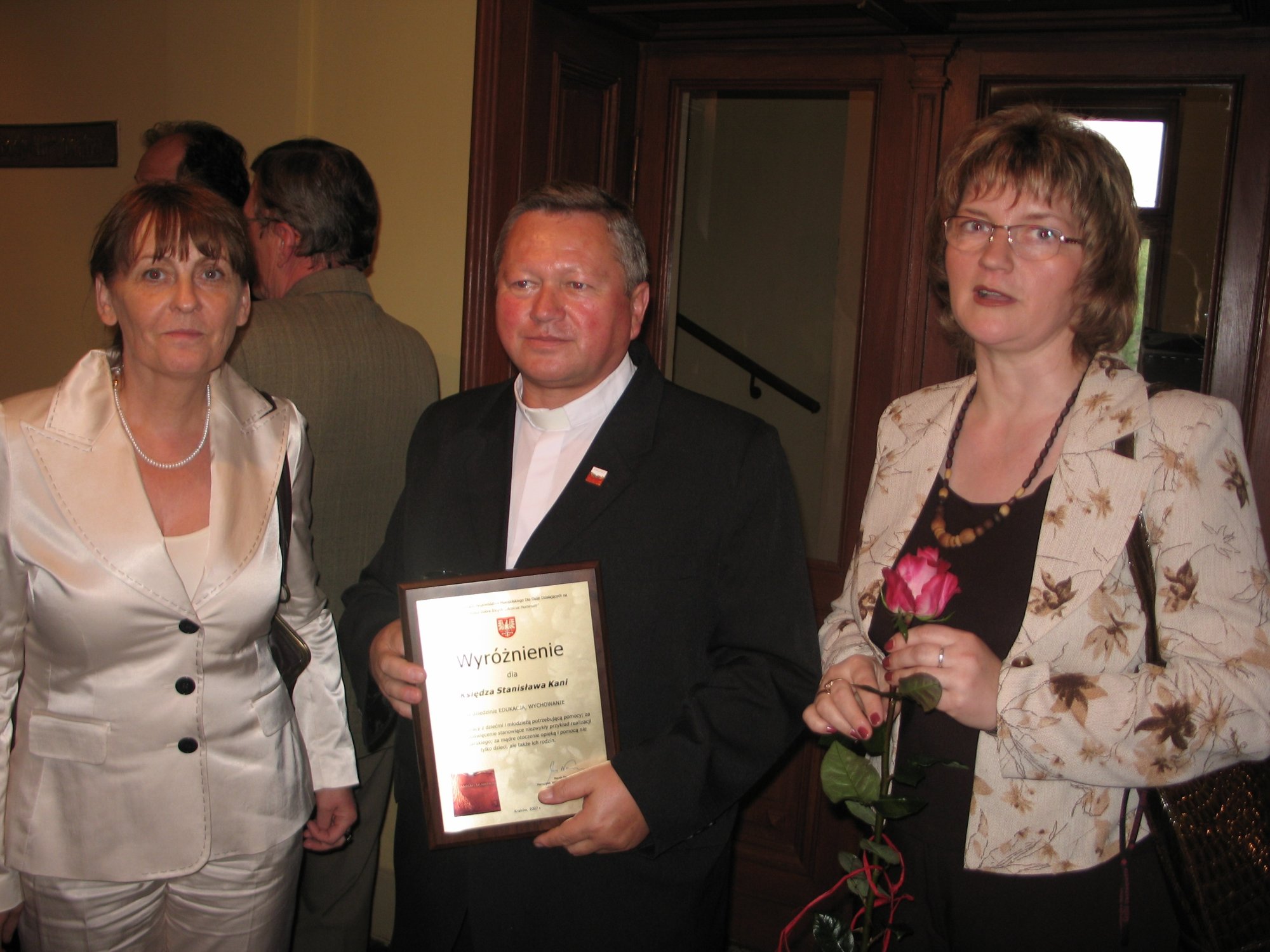 Szczególne wyróżnienia dla o. Stanisława Kani