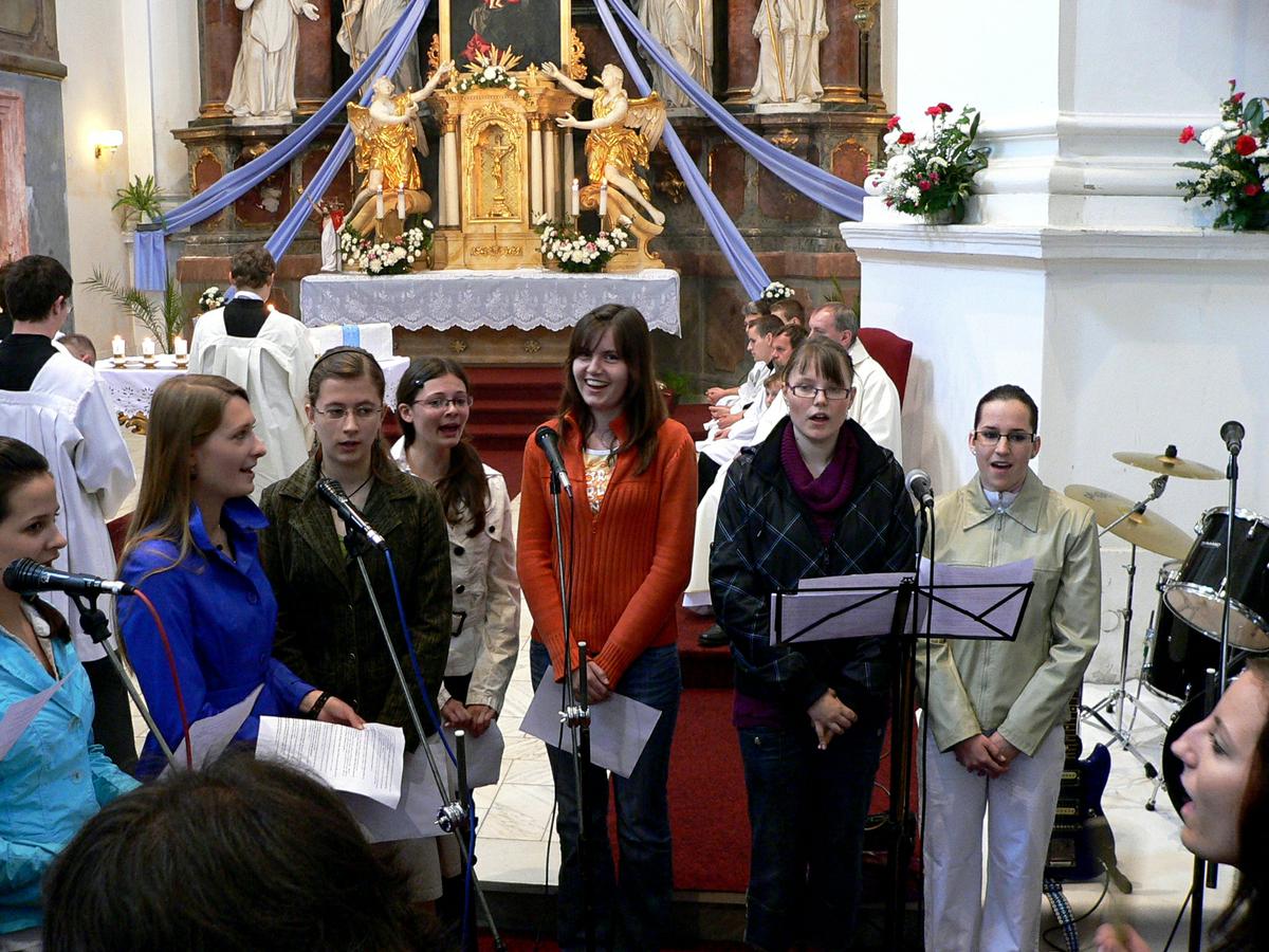 Pielgrzymka młodzieży do strážnickiego sanktuarium