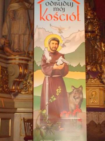 Adwentowy kącik w Pijarskiej Szkole Podstawowej Królowej Pokoju w Łowiczu