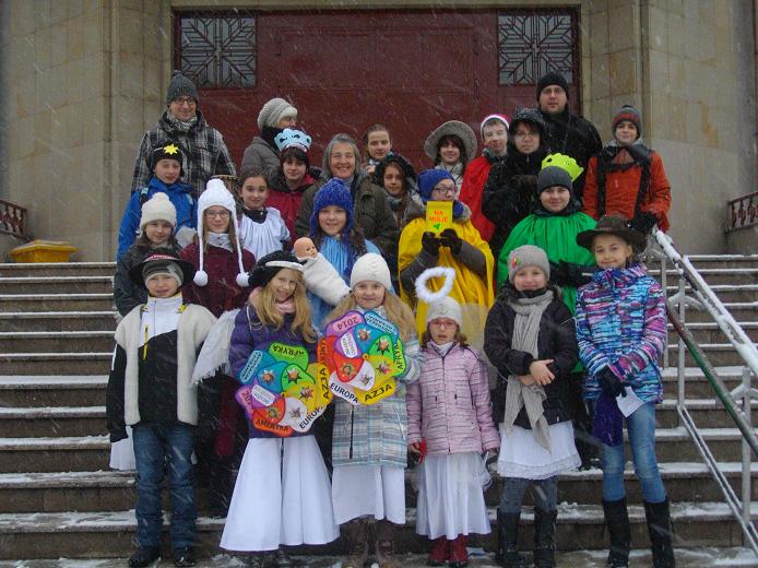 Kolędnicy Misyjni z Wieczystej wyszli na ulice