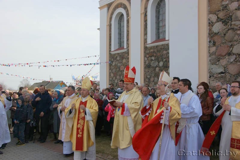 Uroczystości w Żołudku na Białorusi