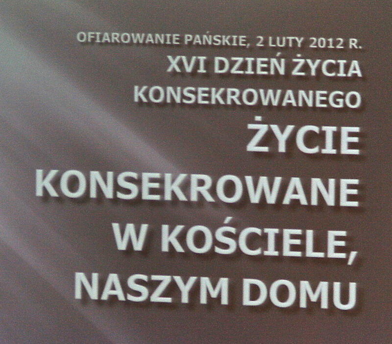 Dzień Życia Konsekrowanego w Krakowie