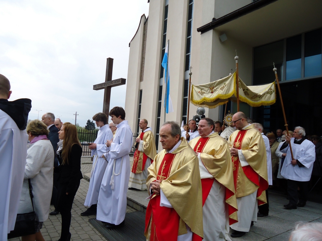 Świętowanie odpustu u Matki Bożej Nauczycielki Młodzieży na warszawskich Siekierkach, 3 maja 2017 r.