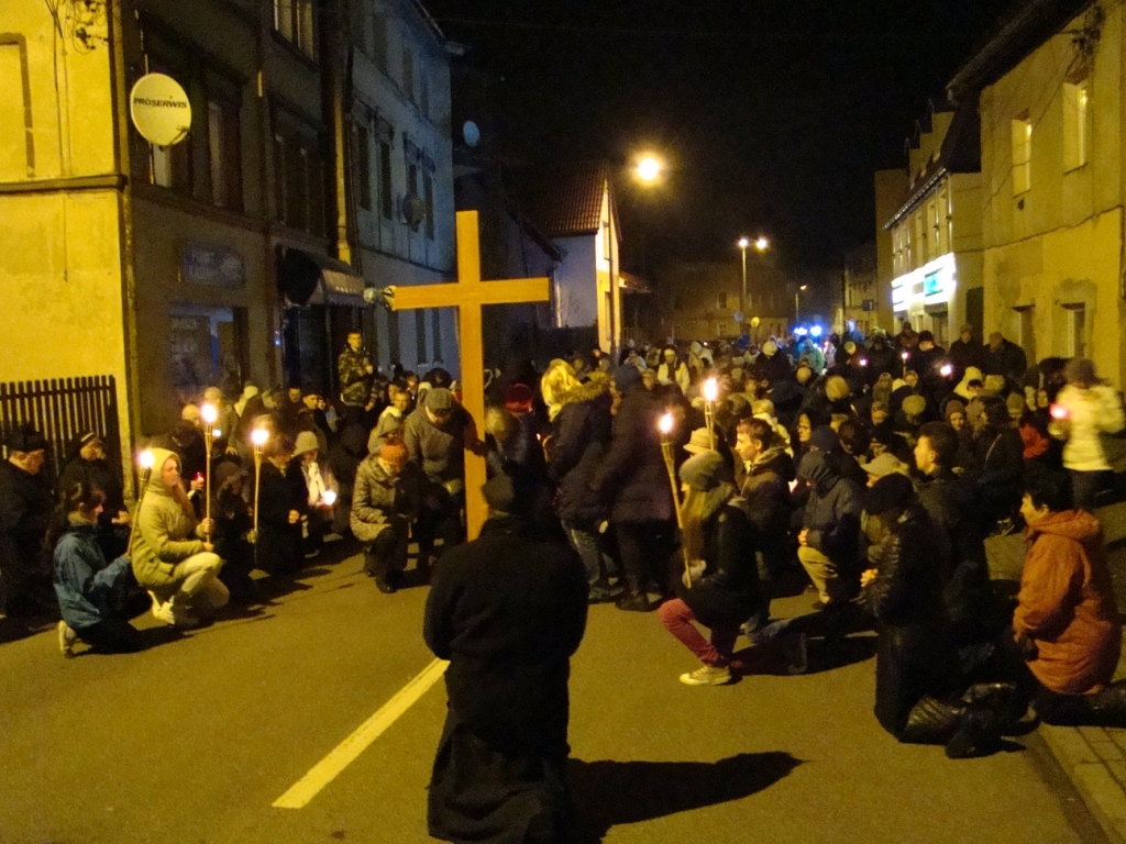 Droga Krzyżowa ulicami Cieplic oraz obchody Niedzieli Palmowej