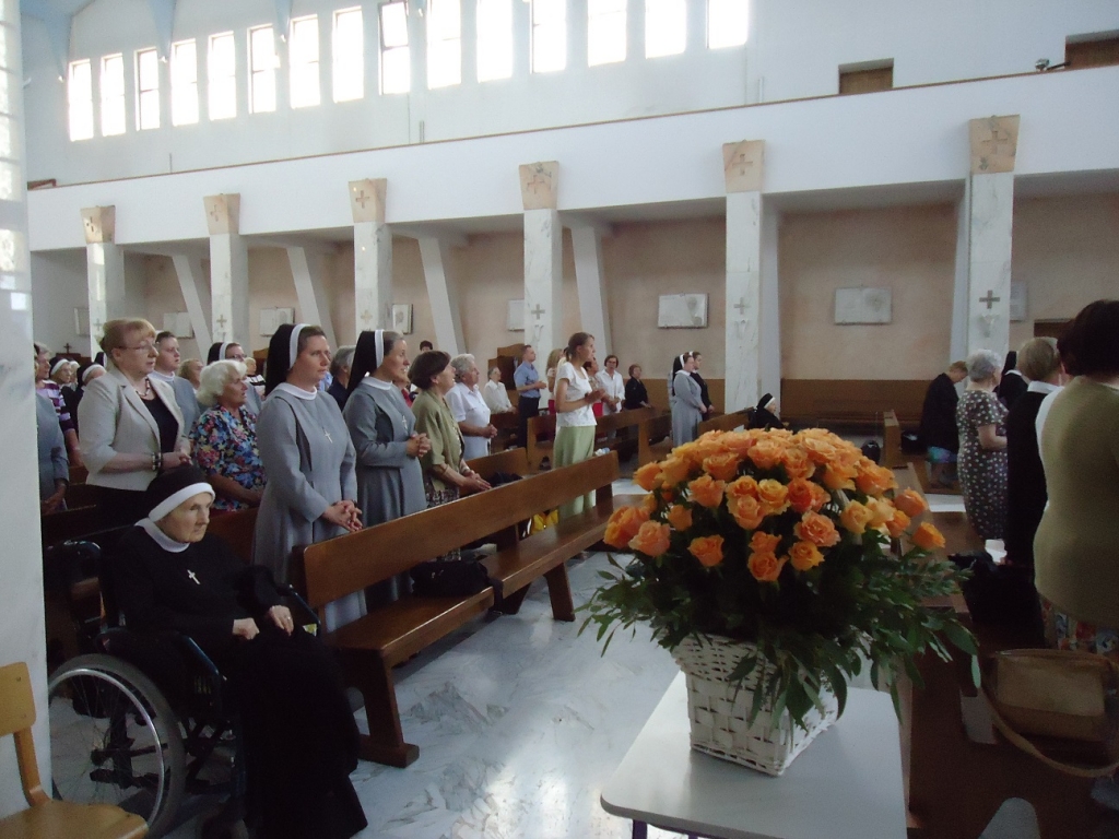 Dziękczynienie za 100. lat życia s. Ilony nazaretanki zasłużonej dla rozwoju sanktuarium MB Nauczycielki Młodzieży w Warszawie