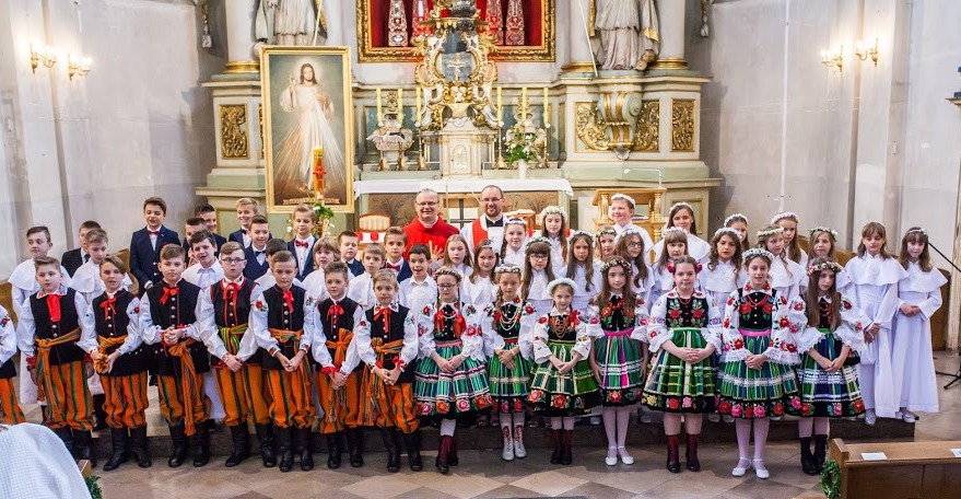 Uroczystość rocznicy I Komunii Św. w Łowiczu