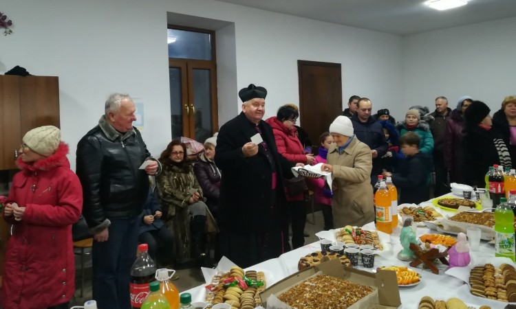 Spotkanie opłatkowe wspólnoty parafialnej w Oczakowie