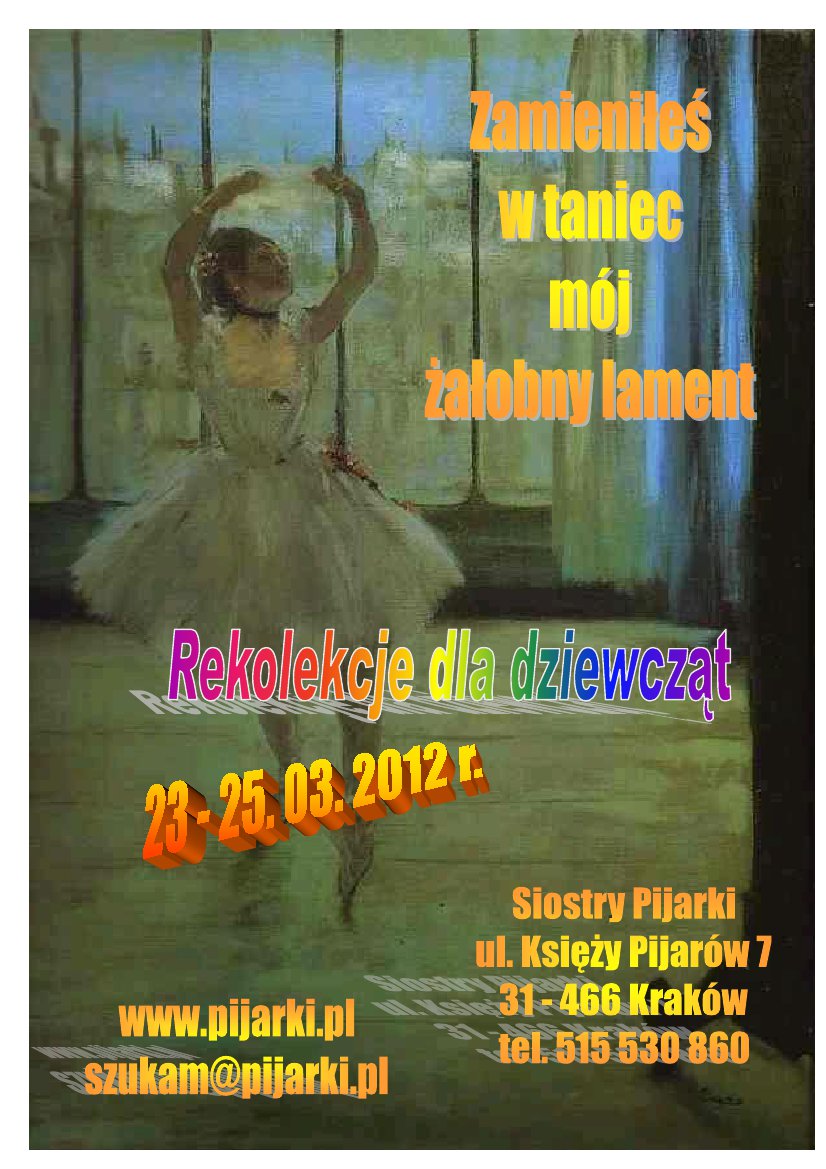 Rekolekcje Sióstr Pijarek