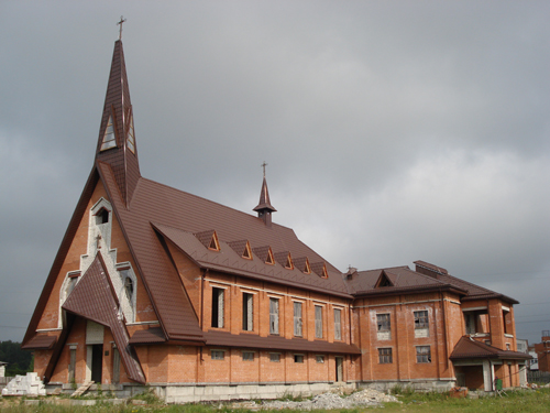 Dach na kościele w Lidzie - prace dobiegły końca