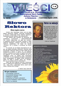 NOWY NUMER GAZETY PARAFIALNEJ W BOLSZEWIE 
