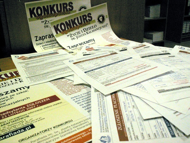 Ogólnopolski Konkurs "Życie i dzieło św. Józefa Kalasancjusza"